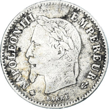 Coin, France, Napoleon III, Napoléon III, 20 Centimes, 1867, Paris, EF(40-45)