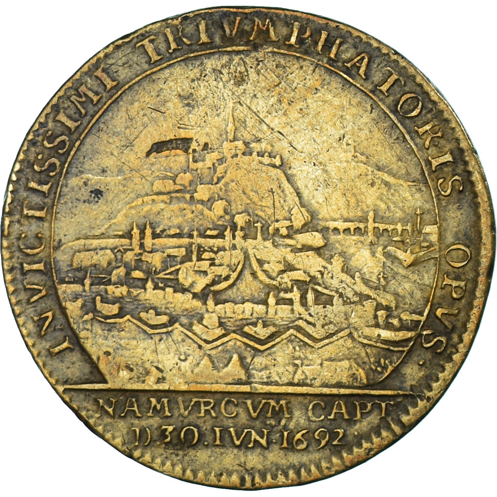 France, Token, Royal, Louis XIV, Flandre Française, Prise de Namur, History