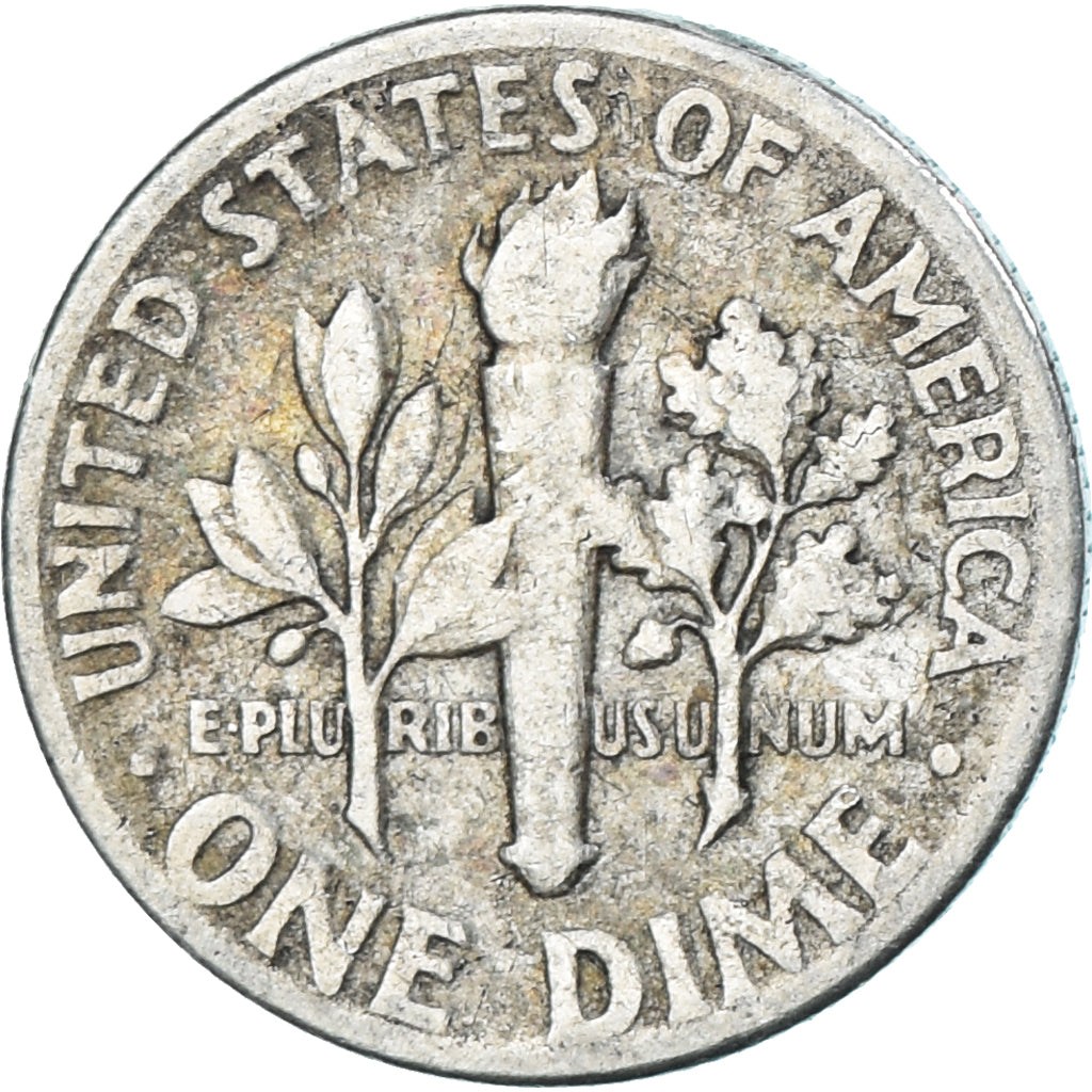 Coin, United States, Roosevelt Dime, Dime, 1950, U.S. Mint, Denver, VF(20-25)