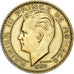 Coin, Monaco, Rainier III, 20 Francs, Vingt, 1950, EF(40-45), Aluminum-Bronze