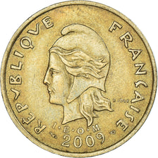 Coin, New Caledonia, 100 Francs, 2009, Paris, AU(50-53), Aluminum-Bronze, KM:15a