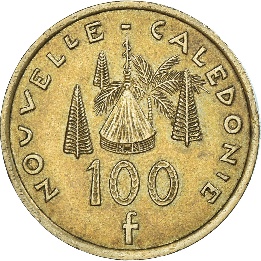 Coin, New Caledonia, 100 Francs, 2009, Paris, AU(50-53), Aluminum-Bronze, KM:15a