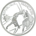 Münze, Frankreich, albertville 92, 100 Francs, 1990, Proof, UNZ+, Silber