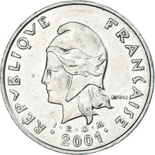 Coin, French Polynesia, 50 Francs, 2001, Paris, FDC, AU(50-53), Nickel, KM:13