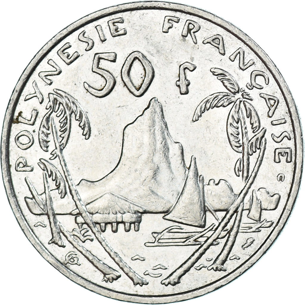 Coin, French Polynesia, 50 Francs, 2001, Paris, FDC, AU(50-53), Nickel, KM:13