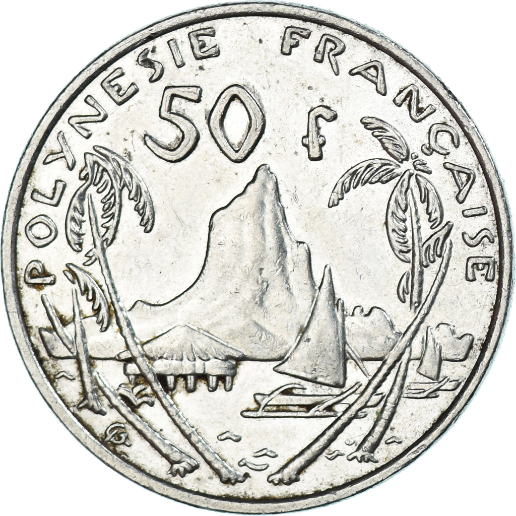 Moneta, Polinesia francese, 50 Francs, 2005, Paris, BB+, Nichel, KM:13