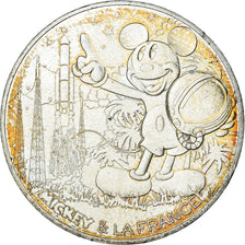 France, 10 Euro, 2018, Mickey -Guyane, MS(60-62), Silver