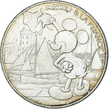 France, 10 Euro, 2018, Mickey Bon vent.FDC, MS(63), Silver