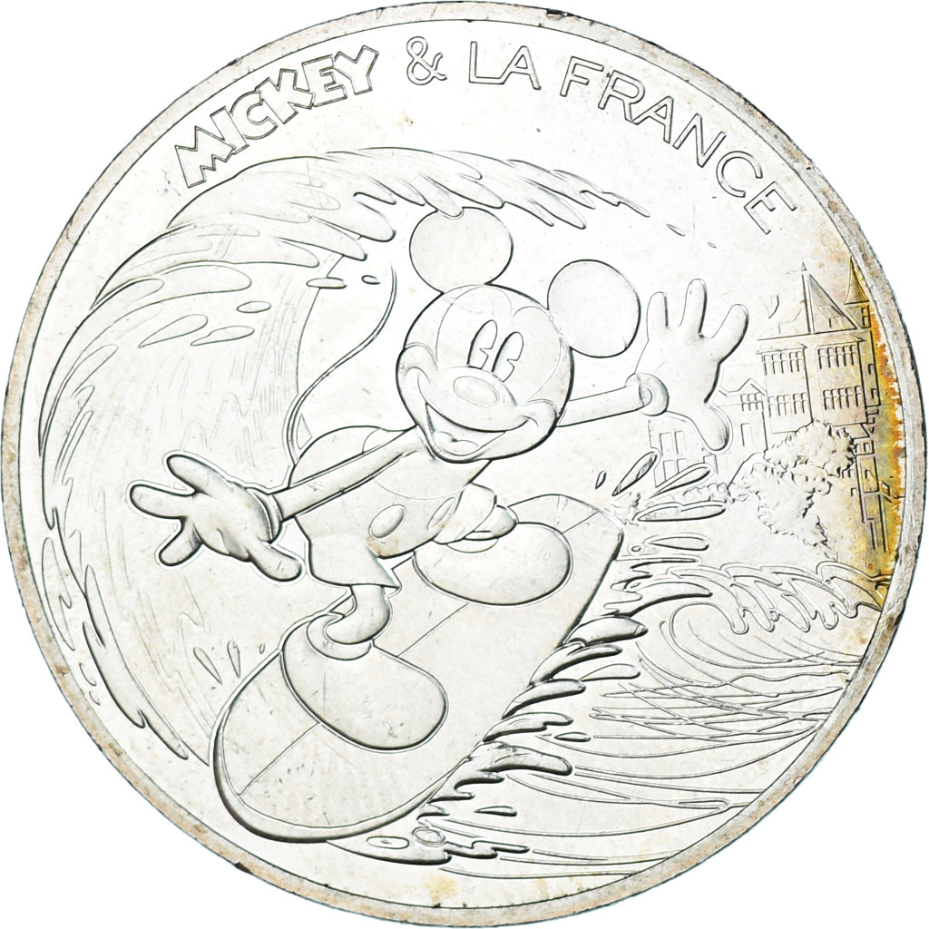 France, Monnaie de Paris, 10 Euro, Mickey (Biarritz), 2018, Paris, MS(63)