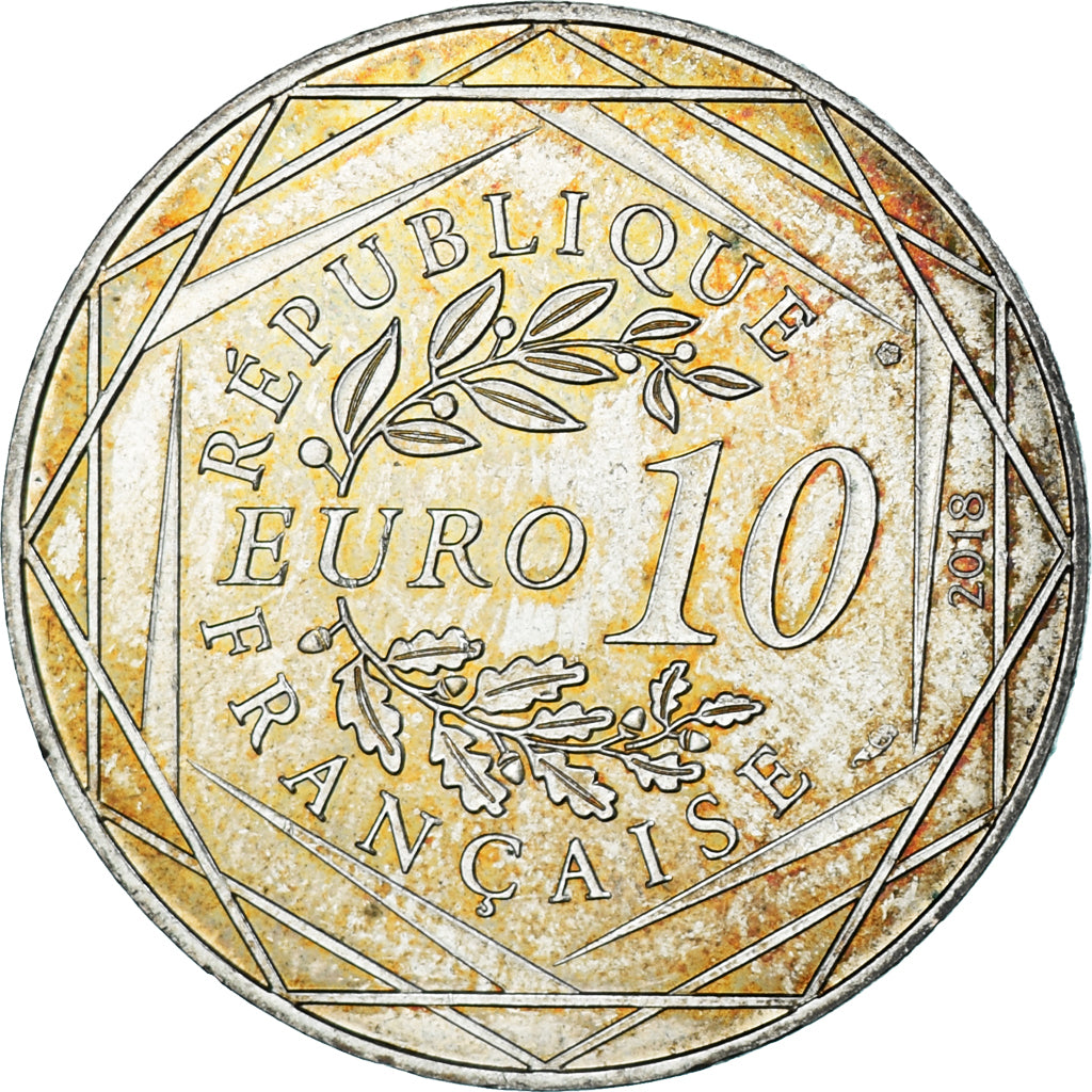 Frankrijk, 10 Euro, 2018, Monnaie de Paris, Mickey Sur le Pont d'Avignon, UNC-
