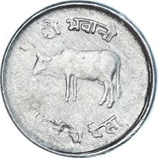 Moneta, Nepal, SHAH DYNASTY, Birendra Bir Bikram, 5 Paisa, 1980, BB, Alluminio