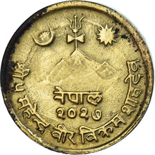 Coin, Nepal, SHAH DYNASTY, Mahendra Bir Bikram, 10 Paisa, 1970, AU(50-53)