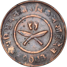 Coin, Nepal, SHAH DYNASTY, Tribhuvana Bir Bikram, 2 Paisa, 1946, VF(30-35)