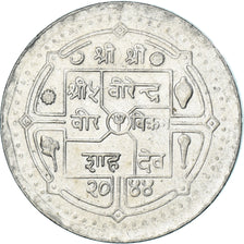 Coin, Nepal, SHAH DYNASTY, Birendra Bir Bikram, 50 Paisa, 1987, AU(55-58)