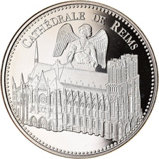 France, Medal, Cathédrale de Reims, MS(65-70), Copper-nickel