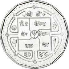 Coin, Nepal, SHAH DYNASTY, Birendra Bir Bikram, 50 Paisa, 1991, AU(50-53)
