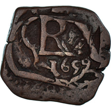 Coin, Spain, Philip IV, 4 maravedis, 1659, VF(20-25), Copper