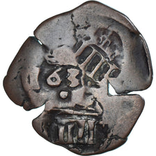 Coin, Spain, Philip IV, 6 Maravedis, 1659, VF(20-25), Copper