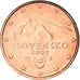 Slovakia, 1 Centime, 2009, MS(63), Copper Plated Steel, KM:95