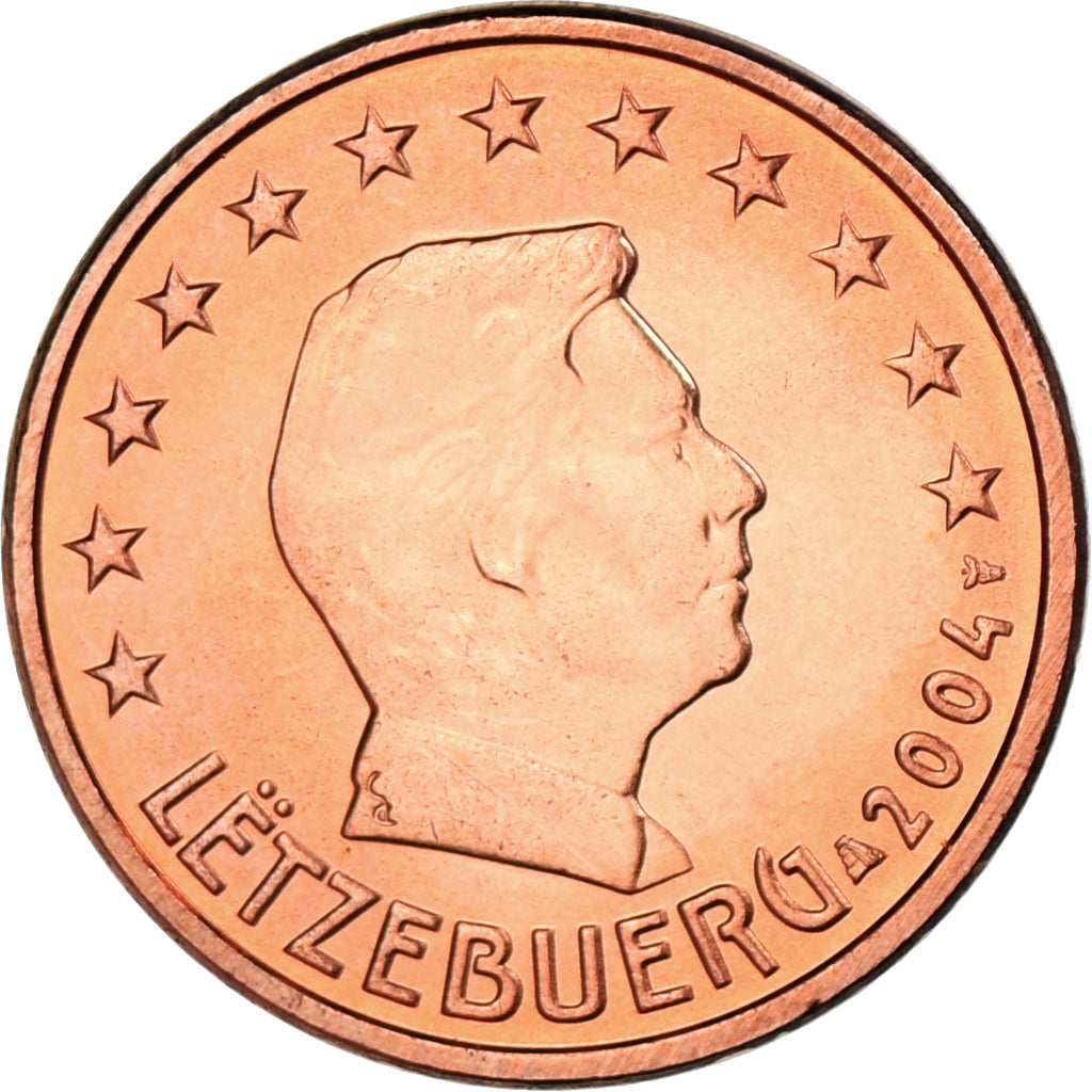 Luxembourg, 5 Centimes, 2004, MS(63), Copper Plated Steel, KM:77