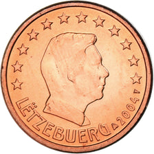 Luxembourg, 1 Centime, 2004, MS(63), Copper Plated Steel, KM:75