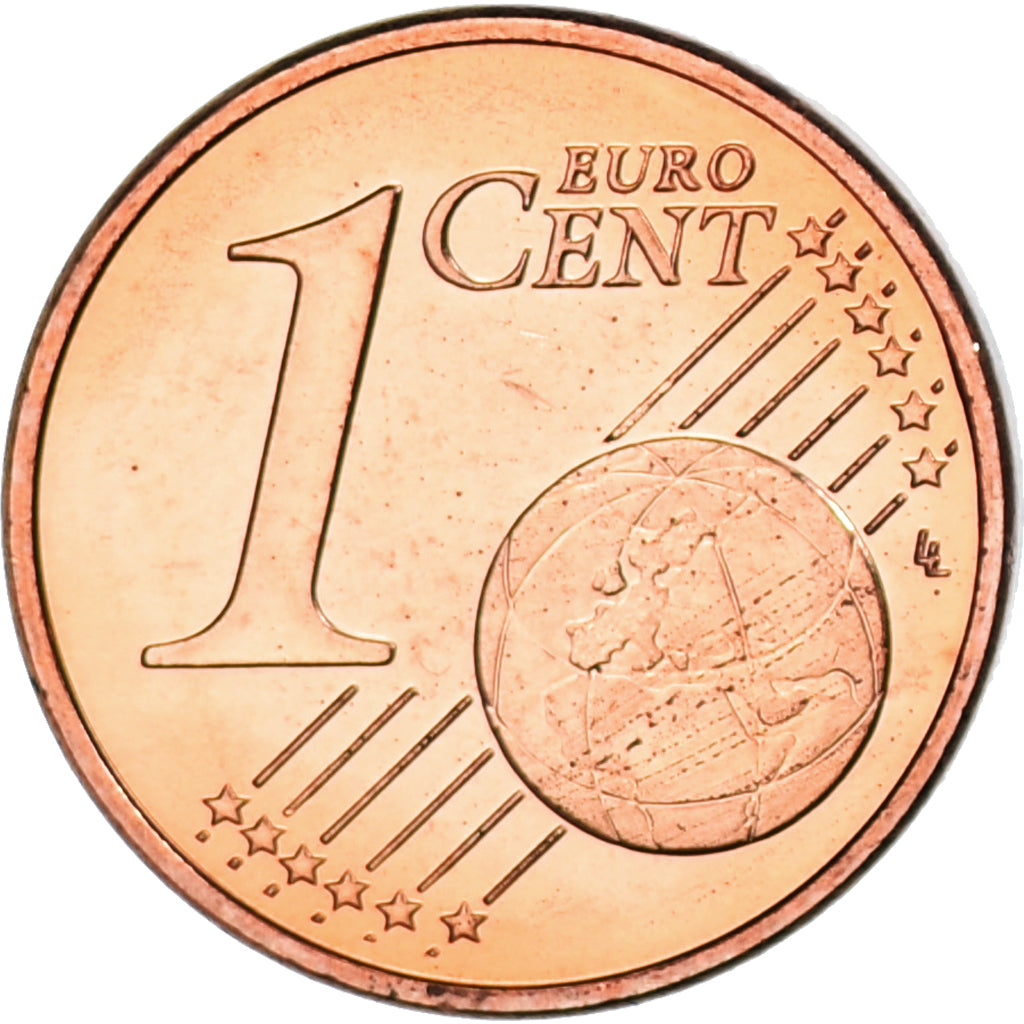 Luxembourg, 1 Centime, 2004, MS(63), Copper Plated Steel, KM:75