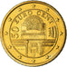 Austria, 50 Euro Cent, 2004, Vienna, SC, Latón, KM:3087