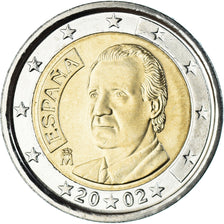 España, 2 Euro, 2002, Madrid, SC, Bimetálico, KM:1047