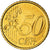 Spagna, 50 Euro Cent, 2001, Madrid, SPL, Ottone, KM:1045