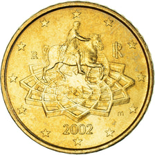 Italië, 50 Euro Cent, 2002, Rome, UNC-, Tin, KM:215