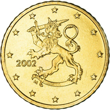 Finlandia, 50 Euro Cent, 2002, Vantaa, SC, Latón, KM:103