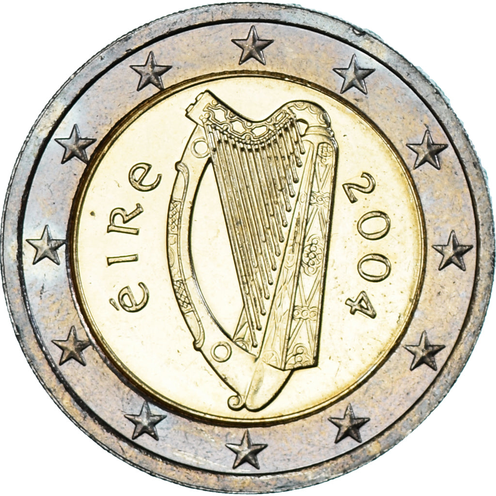 IRELAND REPUBLIC, 2 Euro, 2004, Sandyford, UNZ, Bi-Metallic, KM:39