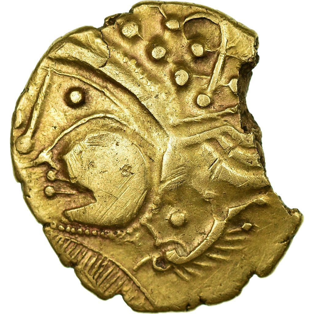 Coin, Aulerci Eburovices, Hemistater, AU(50-53), Electrum, Delestrée:2401