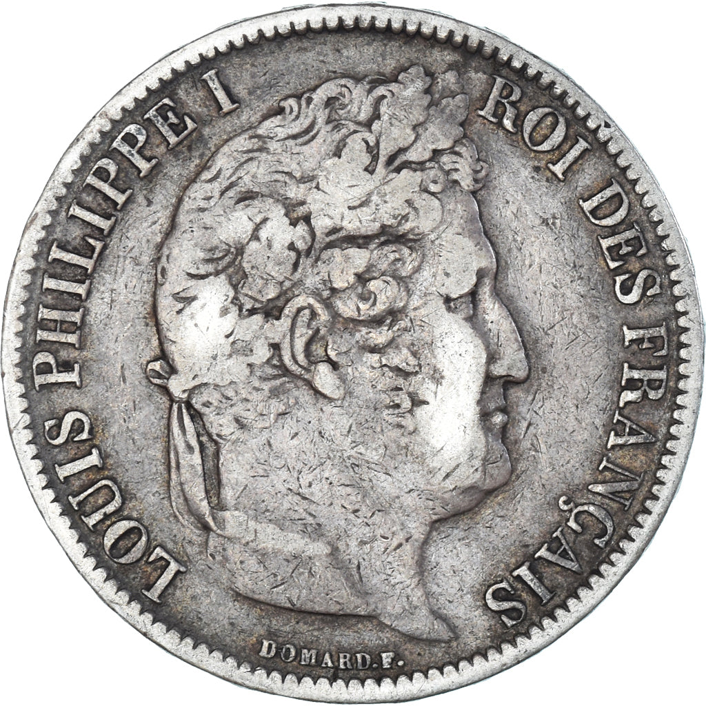 Monnaie, France, Louis-Philippe, 5 Francs, 1831, Lille, TB, Argent, Gadoury:678