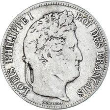 Münze, Frankreich, Louis-Philippe, 5 Francs, 1833, Nantes, SGE+, Silber