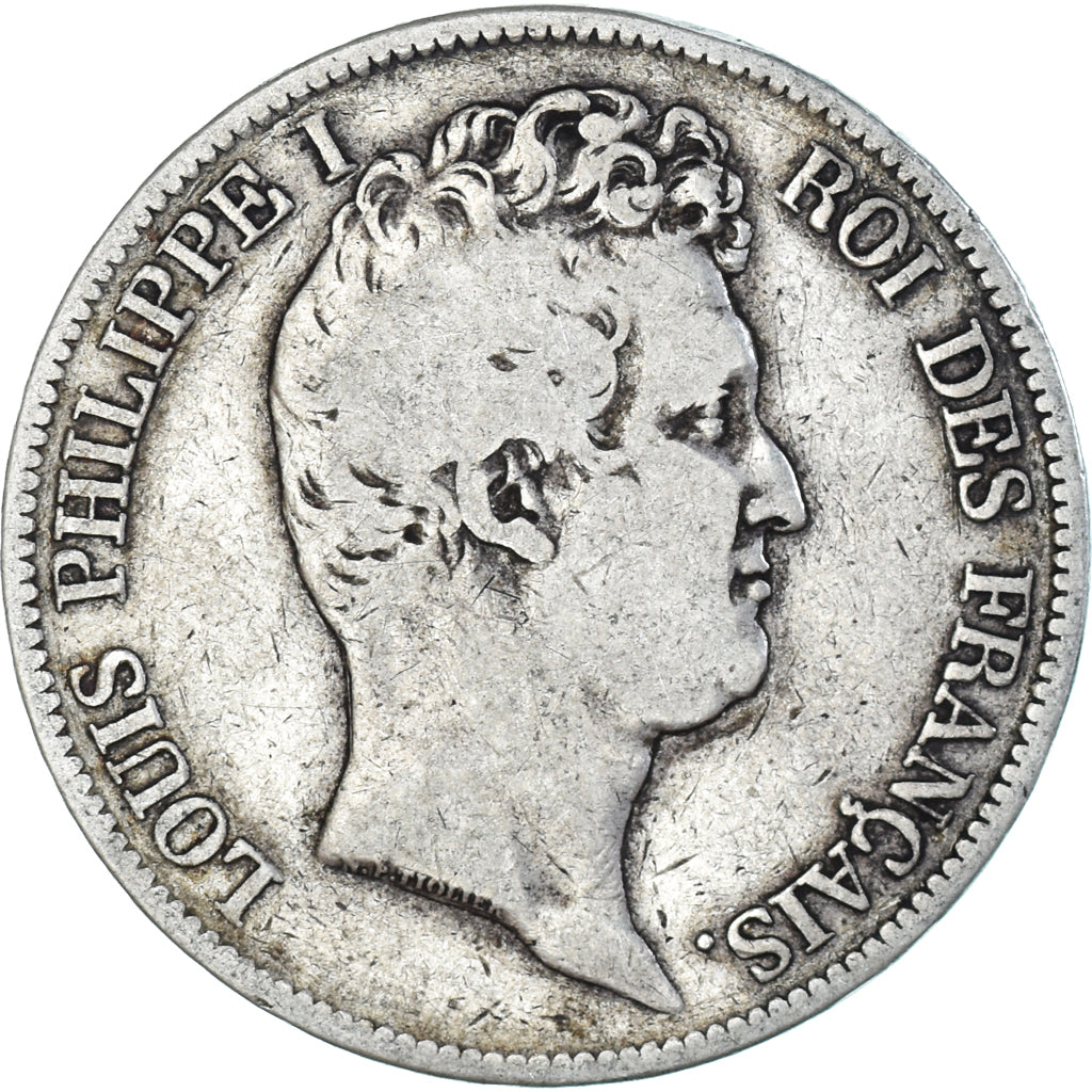 Coin, France, Louis-Philippe, 5 Francs, 1831, La Rochelle, F(12-15), Silver