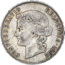 Monnaie, Suisse, 5 Francs, 1892, Bern, TB, Argent, KM:34