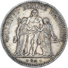 Monnaie, France, Hercule, 5 Francs, 1849, Paris, TB+, Argent, Gadoury:683
