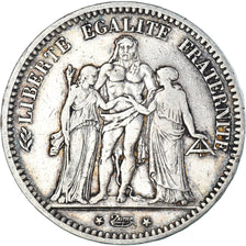 Münze, Frankreich, Hercule, 5 Francs, 1848, Paris, S+, Silber, KM:756.1