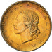 Coin, Italy, 20 Lire, 1990, Rome, MS(60-62), Aluminum-Bronze, KM:97.2