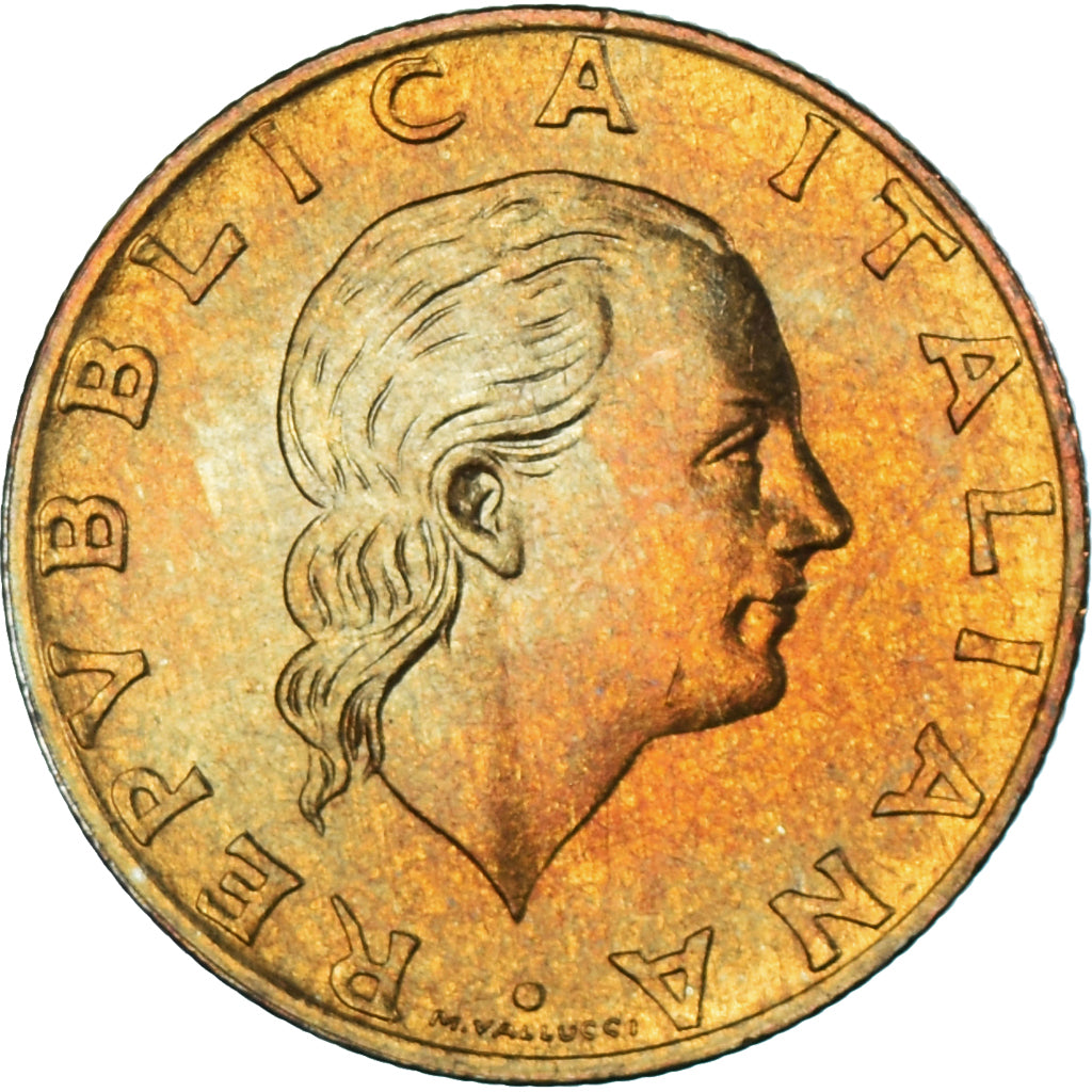 Moneta, Włochy, 200 Lire, 1992, Rome, AU(55-58), Aluminium-Brąz, KM:151