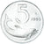 Coin, Italy, 5 Lire, 1990, Rome, MS(63), Aluminum, KM:92