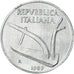 Munten, Italië, 10 Lire, 1989, Rome, UNC-, Aluminium, KM:93