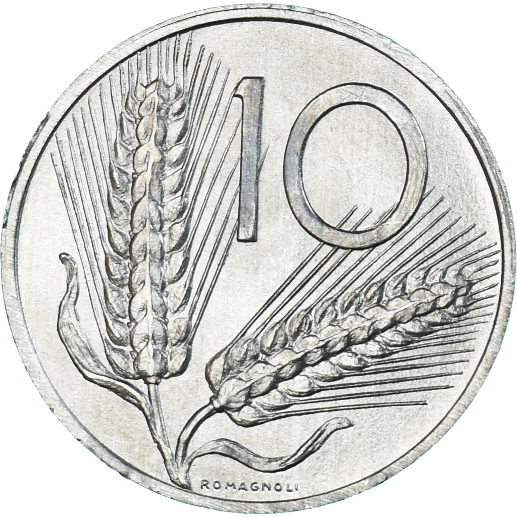 Munten, Italië, 10 Lire, 1989, Rome, UNC-, Aluminium, KM:93