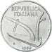 Münze, Italien, 10 Lire, 1989, Rome, UNZ, Aluminium, KM:93