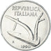 Munten, Italië, 10 Lire, 1990, Rome, UNC-, Aluminium, KM:93
