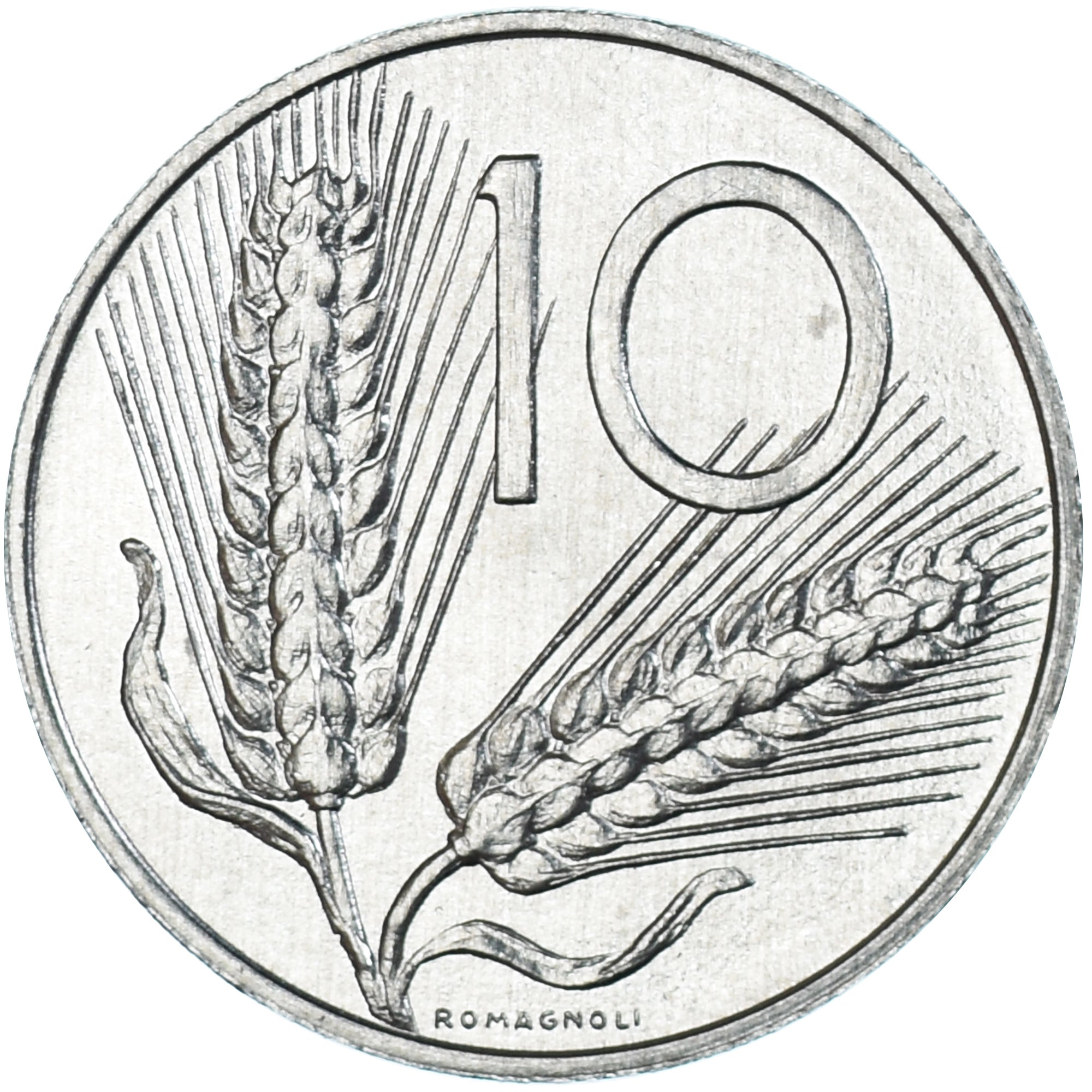 Munten, Italië, 10 Lire, 1990, Rome, UNC-, Aluminium, KM:93