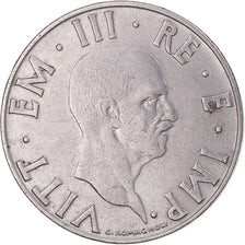 Moneta, Italia, Vittorio Emanuele III, 2 Lire, 1939, Rome, BB, Acciaio