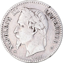 Coin, France, Napoleon III, 50 Centimes, 1864, Paris, VF(30-35), Silver