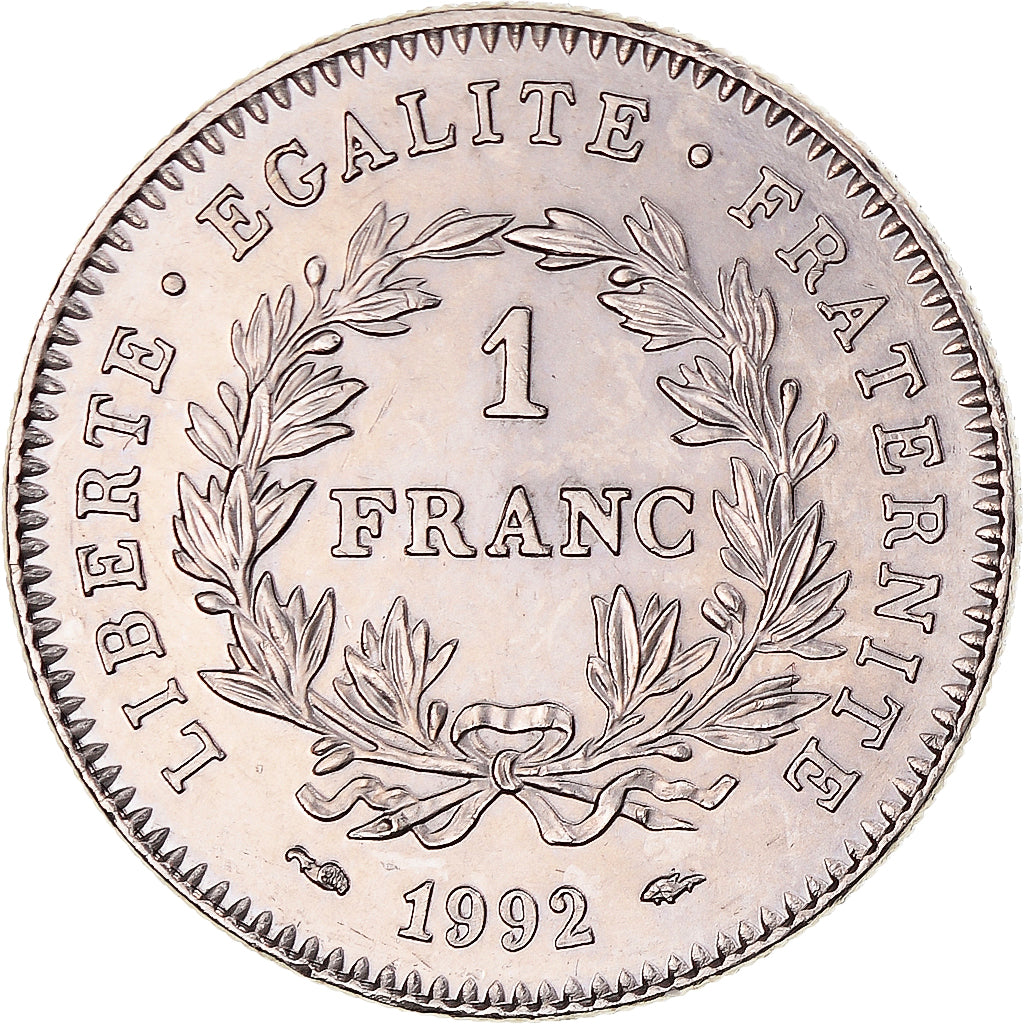 Monnaie, France, République, Franc, 1992, Paris, SUP+, Nickel, Gadoury:478